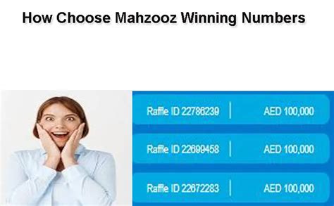 mahzooz winning numbers|Lucky winner scoops life.